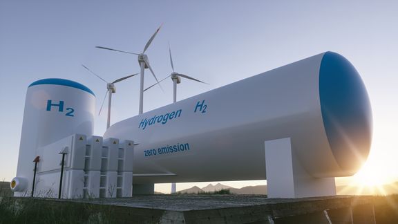 Example of a hydrogen power plant